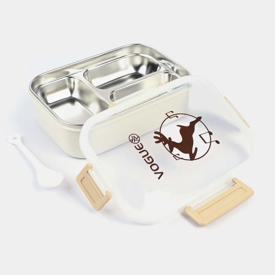 VOGUE - Stainless Steel Lunch Box 3 Compartments