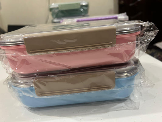 Kids Stainless Steel Lunch Box | 3 Sealed Compartments | Leak-Proof & BPA-Free