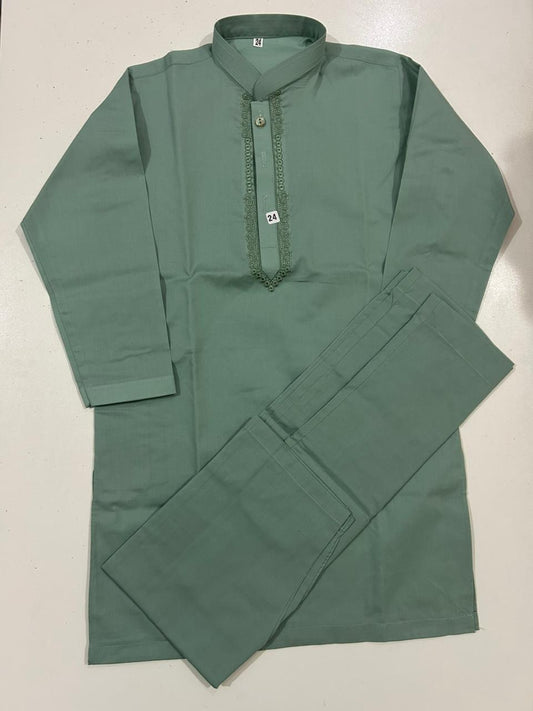 Seafoam Green Kurta & Trouser Set | Boys Festive Wear – Twinkle Togs