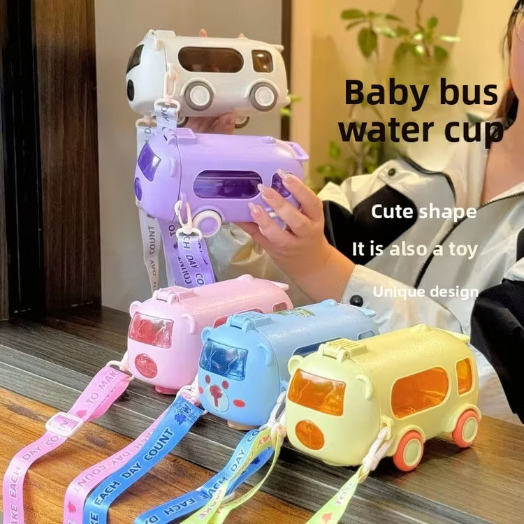 School Bus Shape Water Bottle