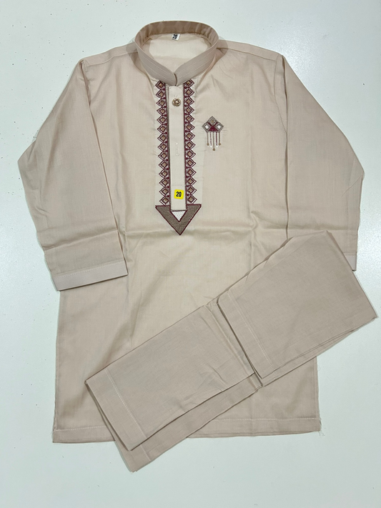 Misty Blush Kurta & Trouser Set | Boys Eid Wear – Twinkle Togs