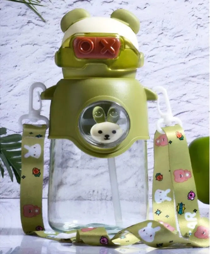 BunnyBear Kids Water Bottle – 600ml, BPA-Free, Leak-Proof