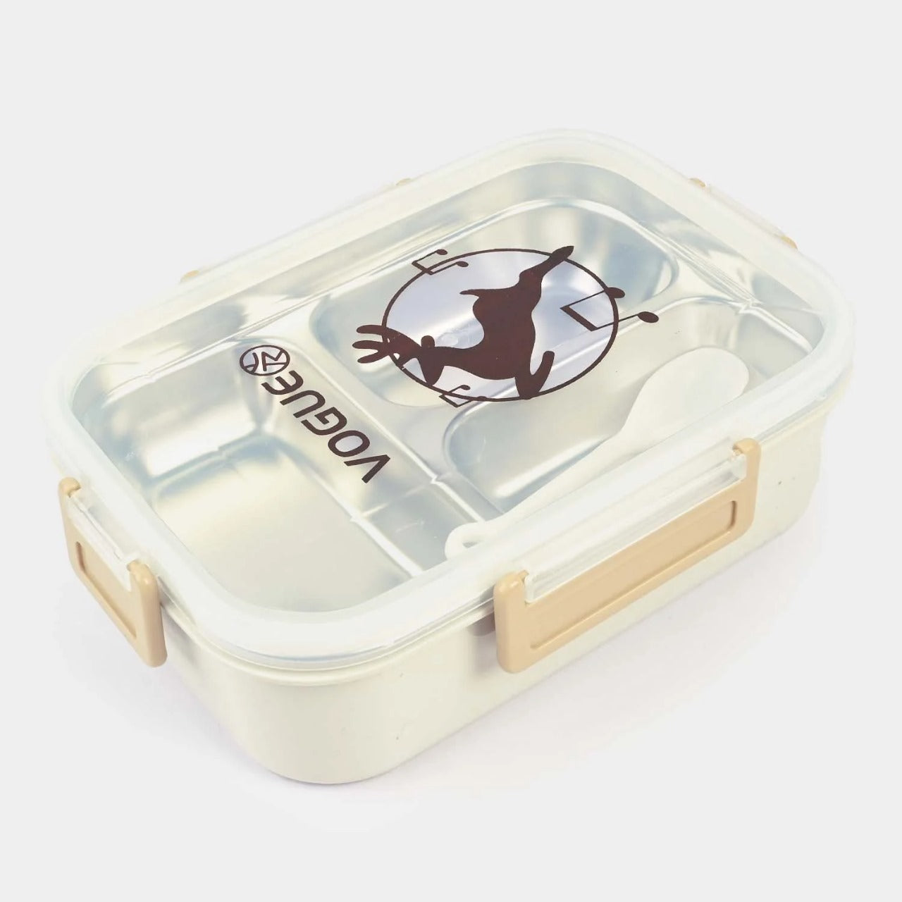 VOGUE - Stainless Steel Lunch Box 3 Compartments