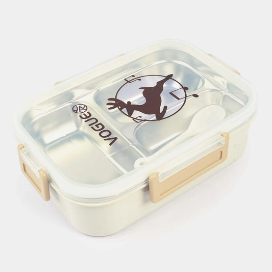 VOGUE - Stainless Steel Lunch Box 3 Compartments