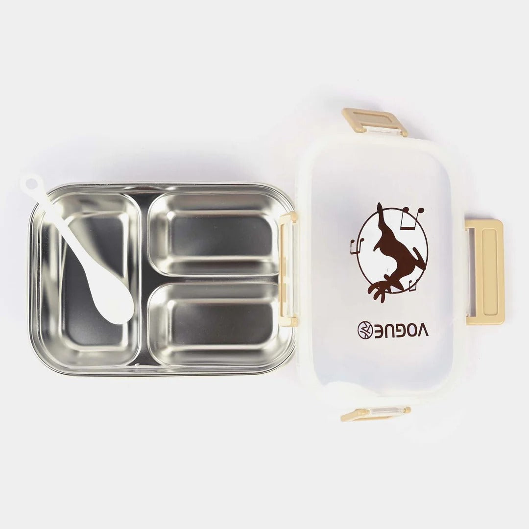 VOGUE - Stainless Steel Lunch Box 3 Compartments