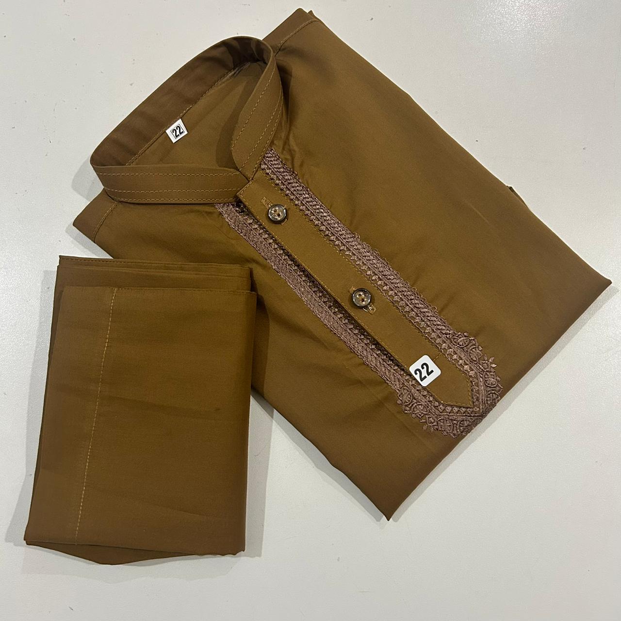 Camel Mustard Kurta & Trouser Set | Boys Kids Wear – Twinkle Togs