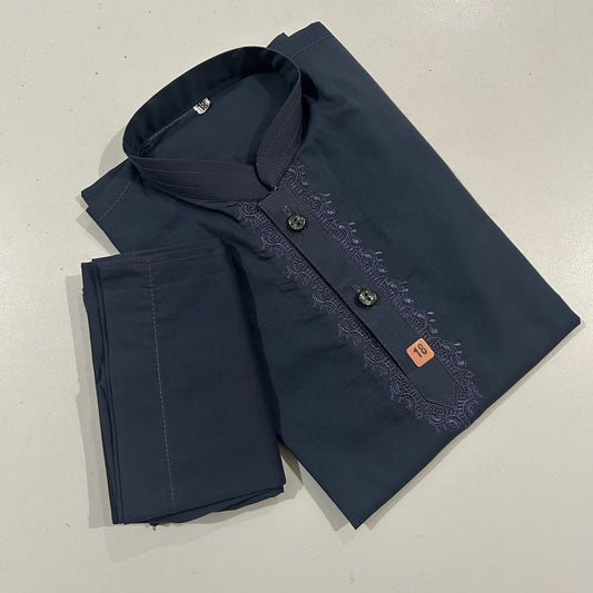 Steel Blue Kurta & Trouser Set | Boys Kids Wear – Twinkle Togs