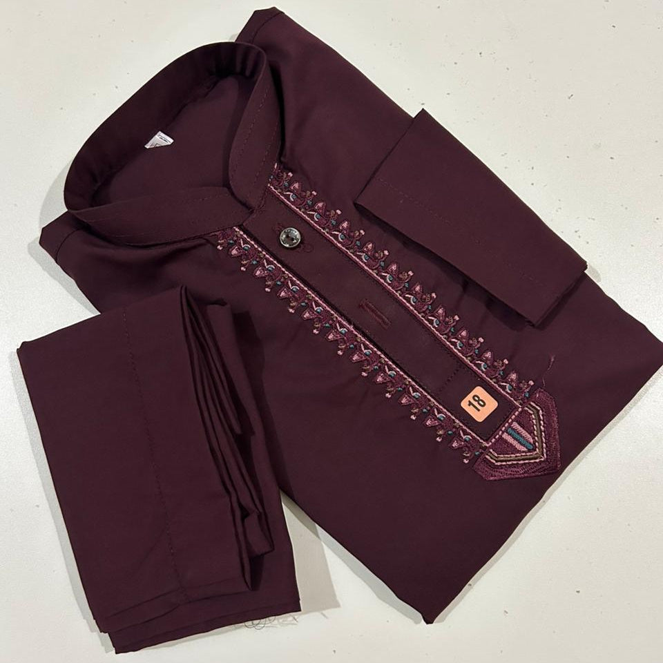 Maroon Kurta & Trouser Set | Boys (Ages 1–14 Years) – Twinkle Togs