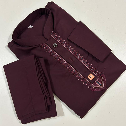 Maroon Kurta & Trouser Set | Boys (Ages 1–14 Years) – Twinkle Togs