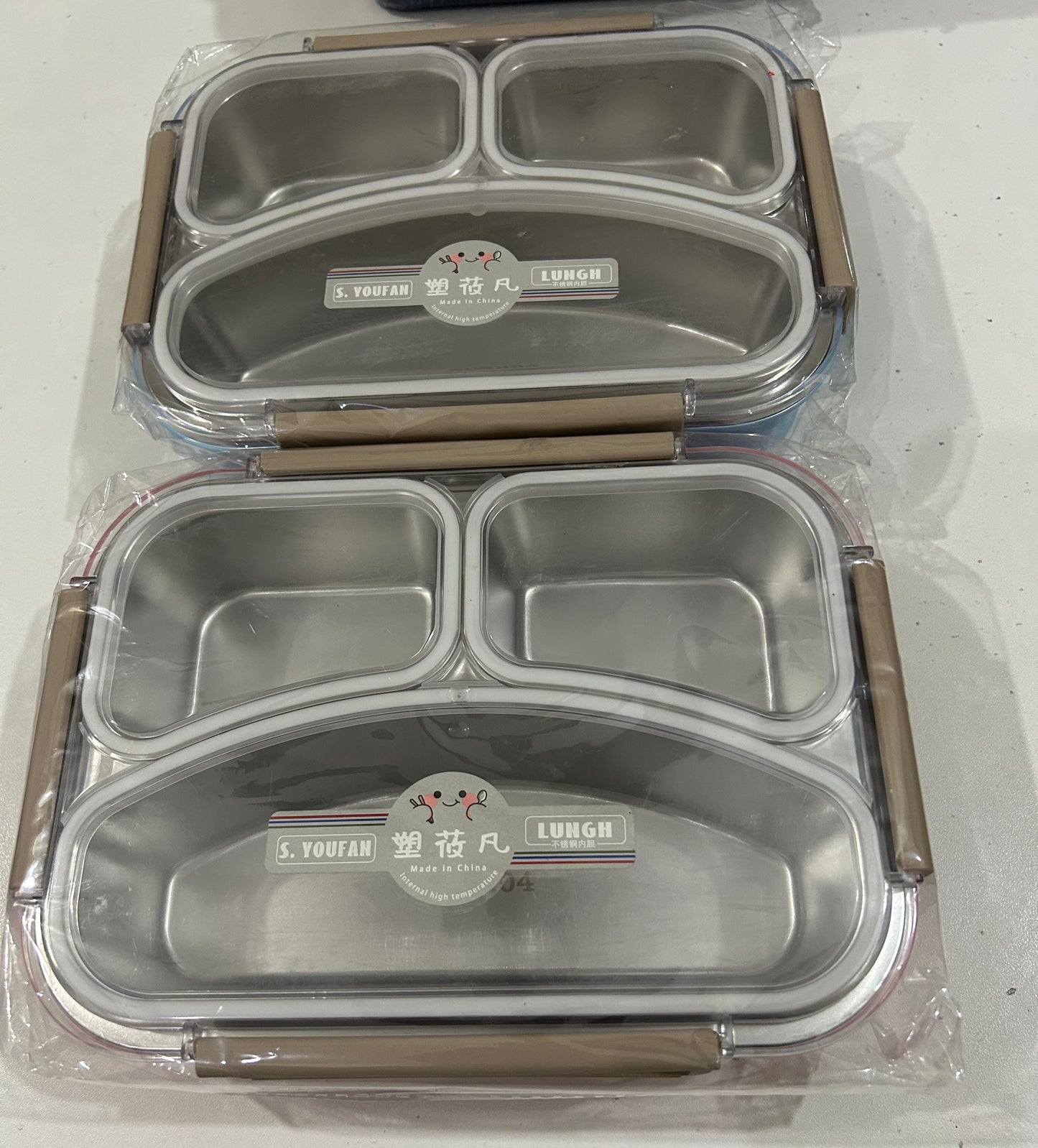 Kids Stainless Steel Lunch Box | 3 Sealed Compartments | Leak-Proof & BPA-Free